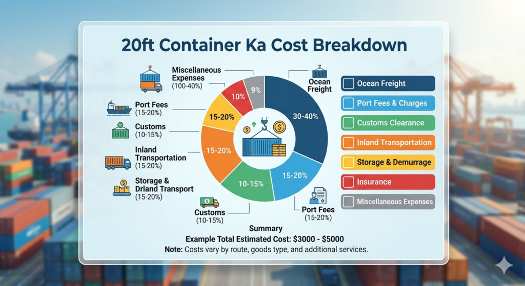 20ft Container Ka Cost Breakdown