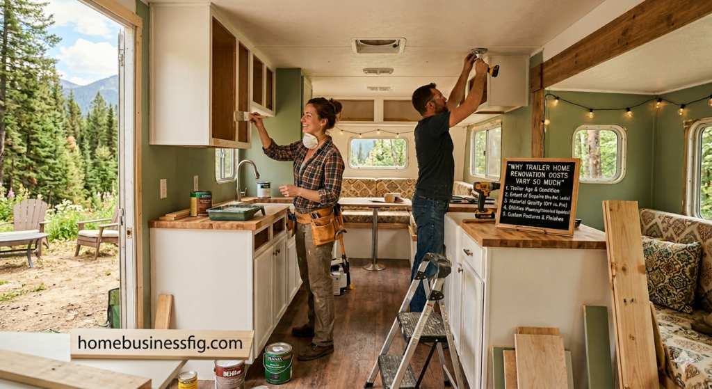 mobile home kitchen renovation 2026