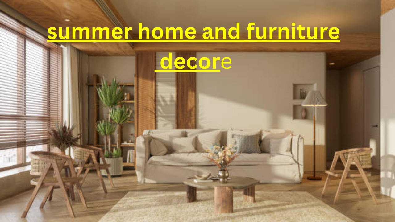 summer home and furniture decore