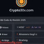 Crypto30x.com: A Complete 2025 Guide to Features, Tools, and Growth Potential
