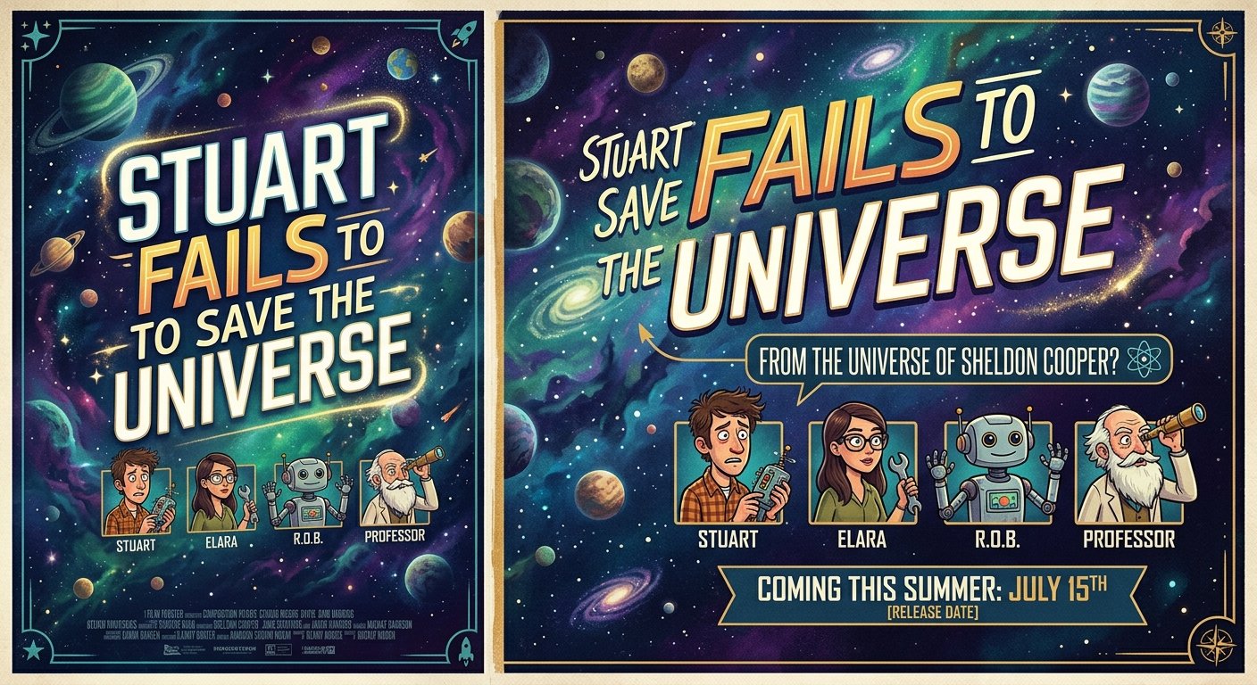 Stuart Fails to Save the Universe