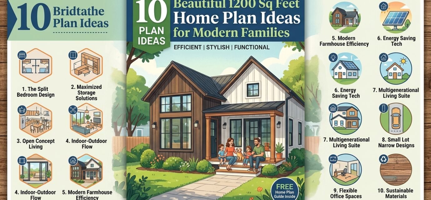 10 Beautiful 1200 Sq Feet Home Plan Ideas for Modern Families