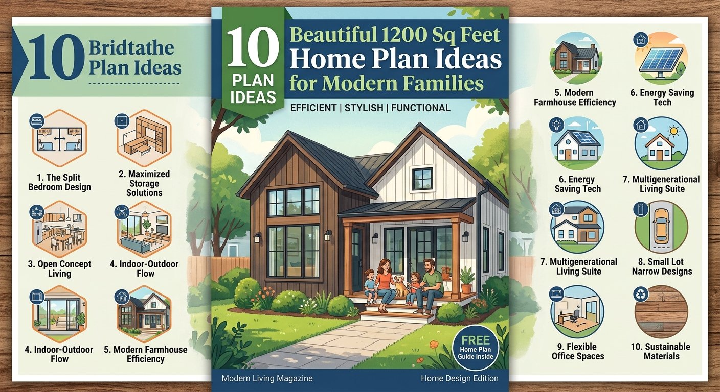 10 Beautiful 1200 Sq Feet Home Plan Ideas for Modern Families