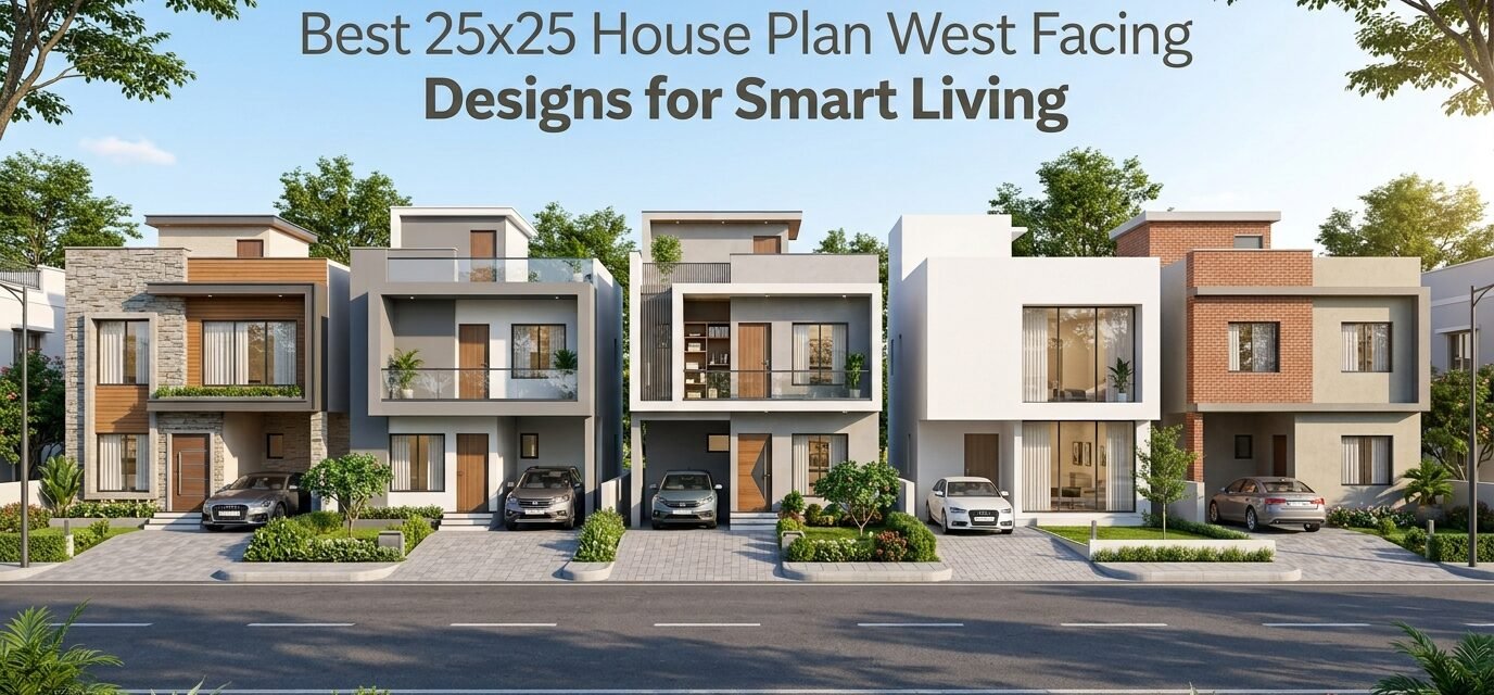 Best 25x25 House Plan West Facing Designs for Smart Living