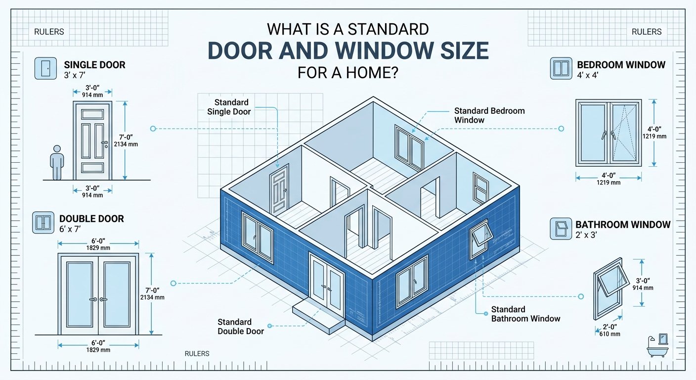 What Is a Standard Door and Window Size for a Home?