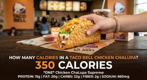 How Many Calories in a Taco Bell Chicken Chalupa?