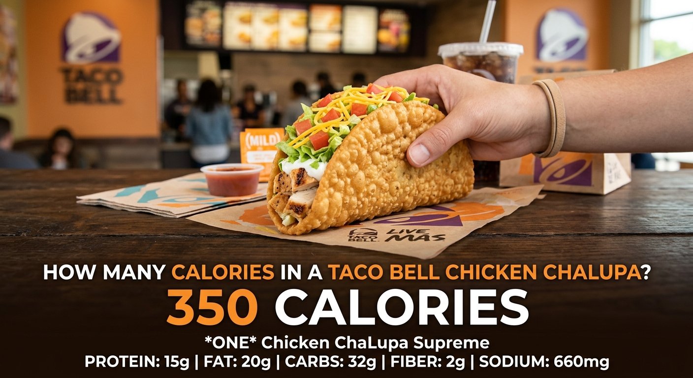 How Many Calories in a Taco Bell Chicken Chalupa?